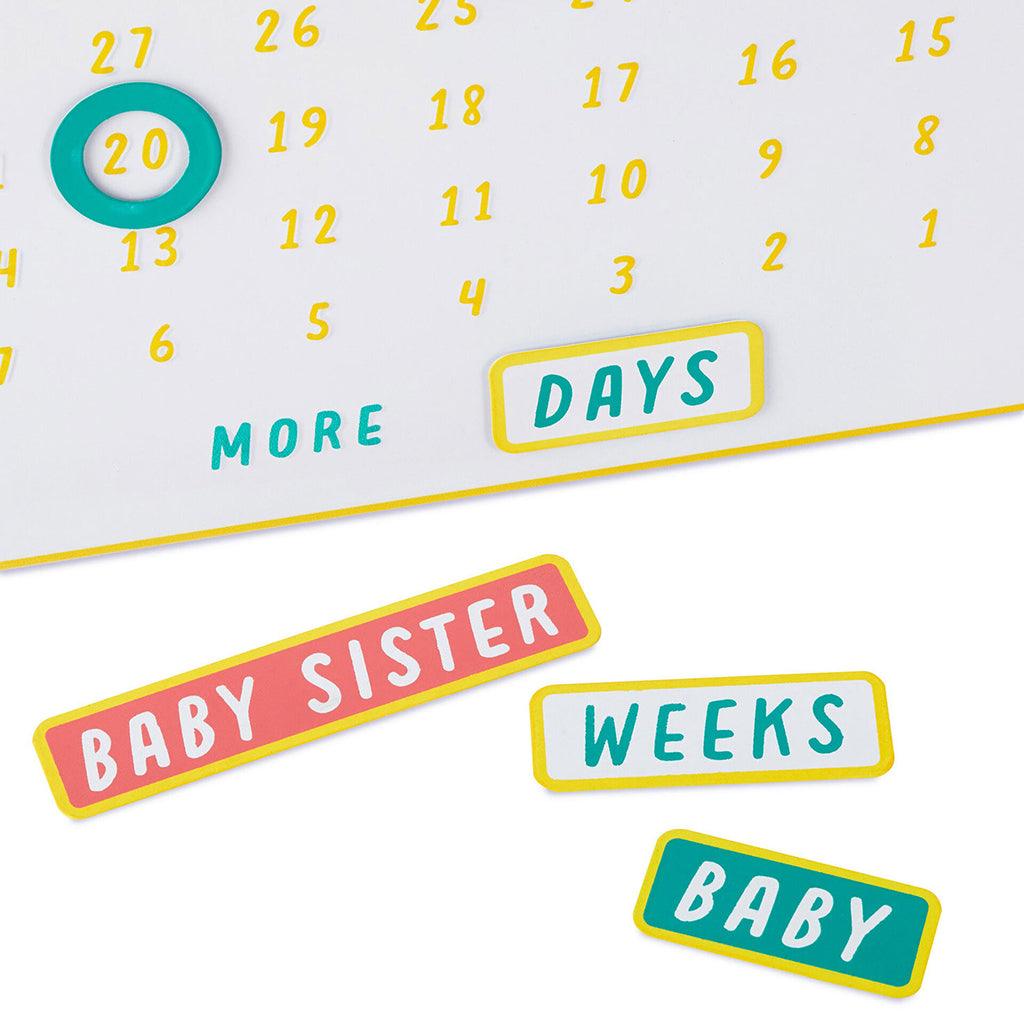 Hallmark  So Excited to Meet You Magnetic Baby Countdown Board