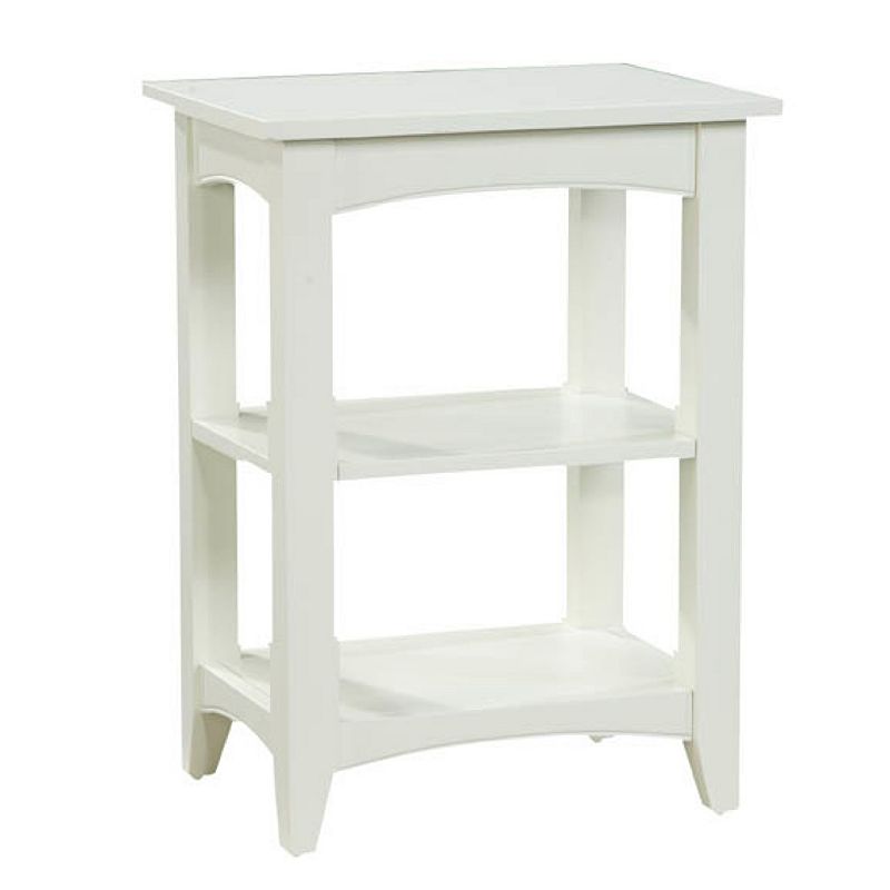 Alaterre 2-Shelf Shaker Cottage End Table