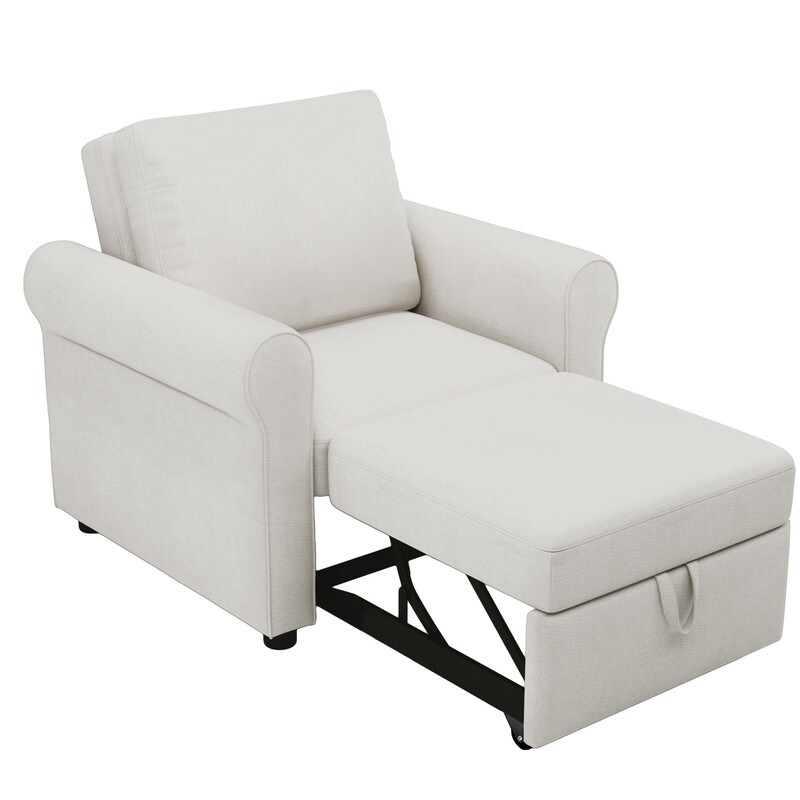 Modern Convertible Sofa Bed Chair Lounger Chair Sleeper for Adults