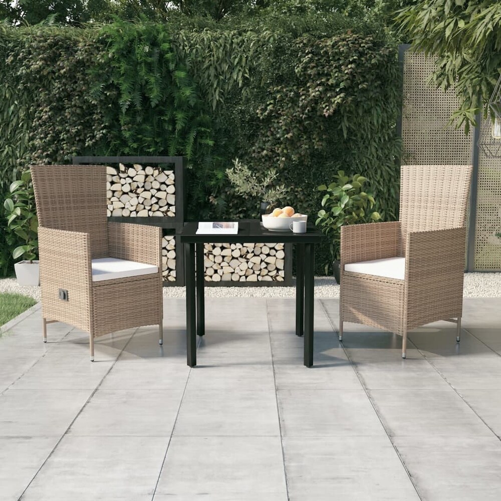 vidaXL Patio Dining Set 3/5/7 Piece Multi Colors 31.5\