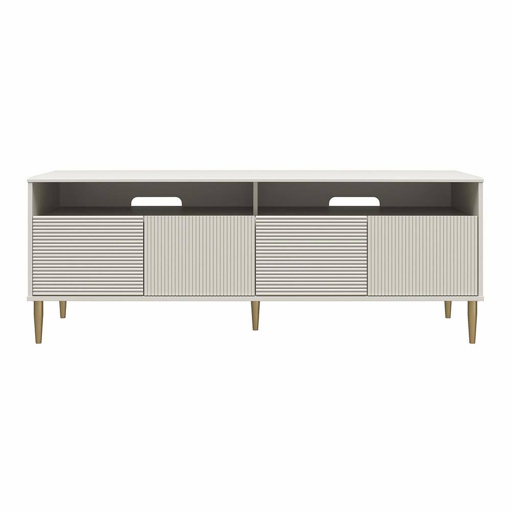 Mr. Kate Daphne 62.4 in Taupe TV Console Fits TV's up to 65 in. with Doors 8961319COM