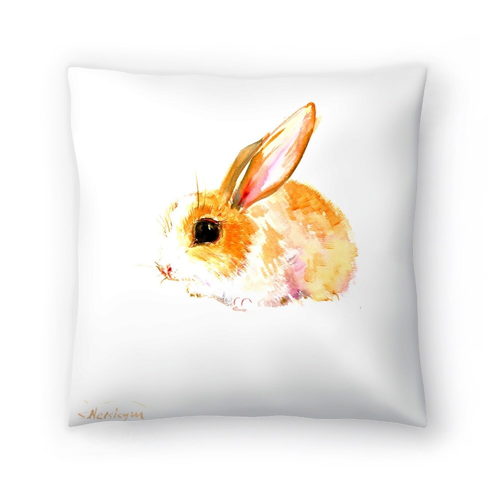 Americanflat 'Baby Bunny'   Decrative Throw Pillow