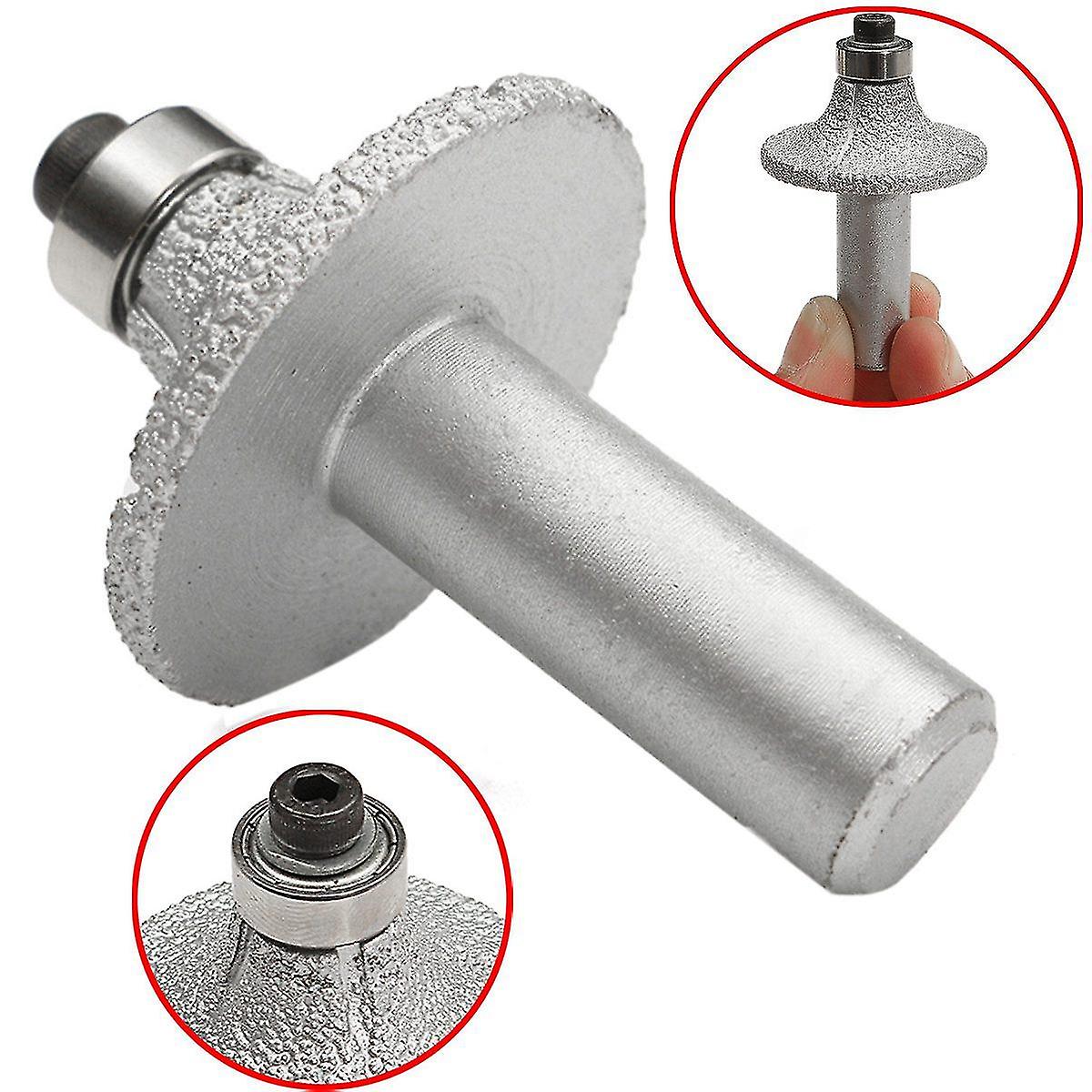 1/2inch Diamond Router Bit Wheel Half Bullnose For Hand Profiler Marble Granite