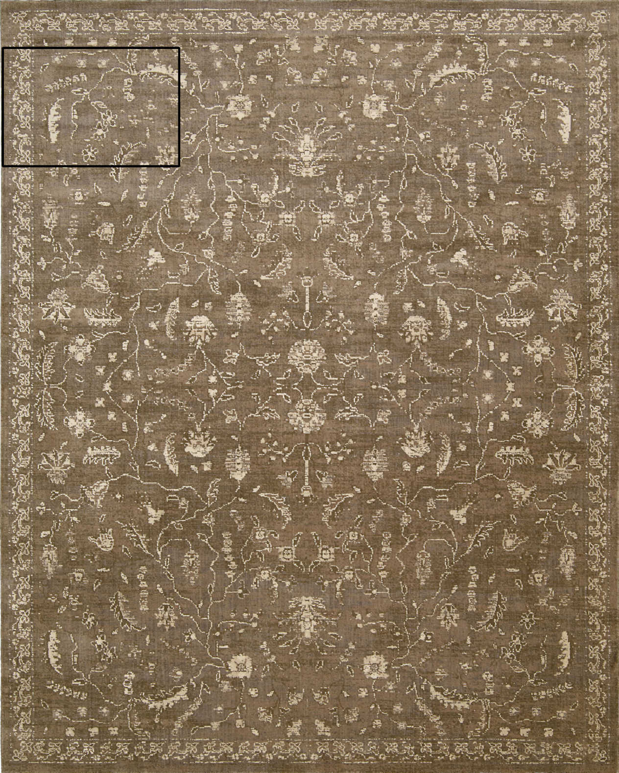 Silk Elements Cocoa Rug