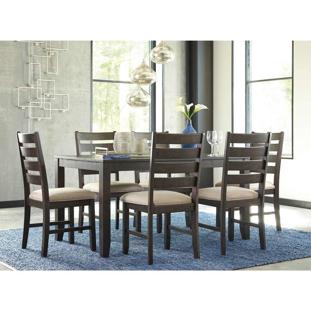 Signature Design by Ashley Yewbank Brown 7 piece Dining Room Table Set