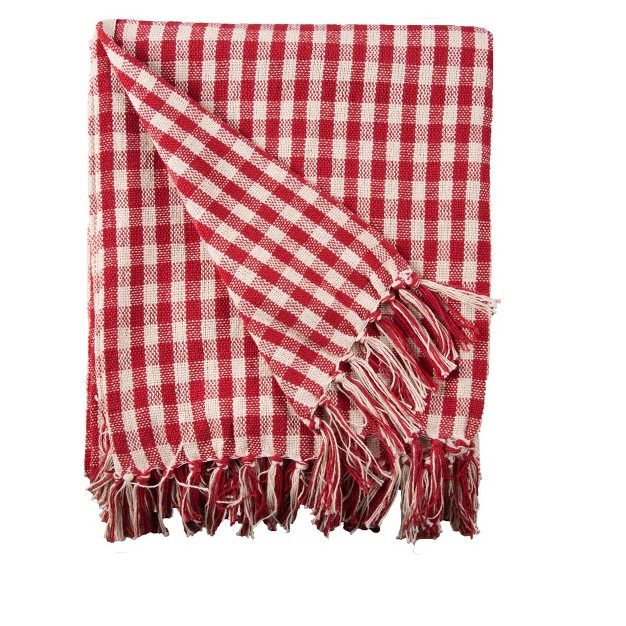 X 60 quot Gingham Check Throw Blanket Collection