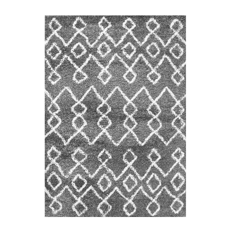 Superior Boho Geometric Shag Area Rug