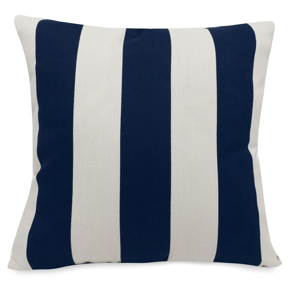 Majestic Home Goods Striped Indoor/ Outdoor 20 inch Square Pillow