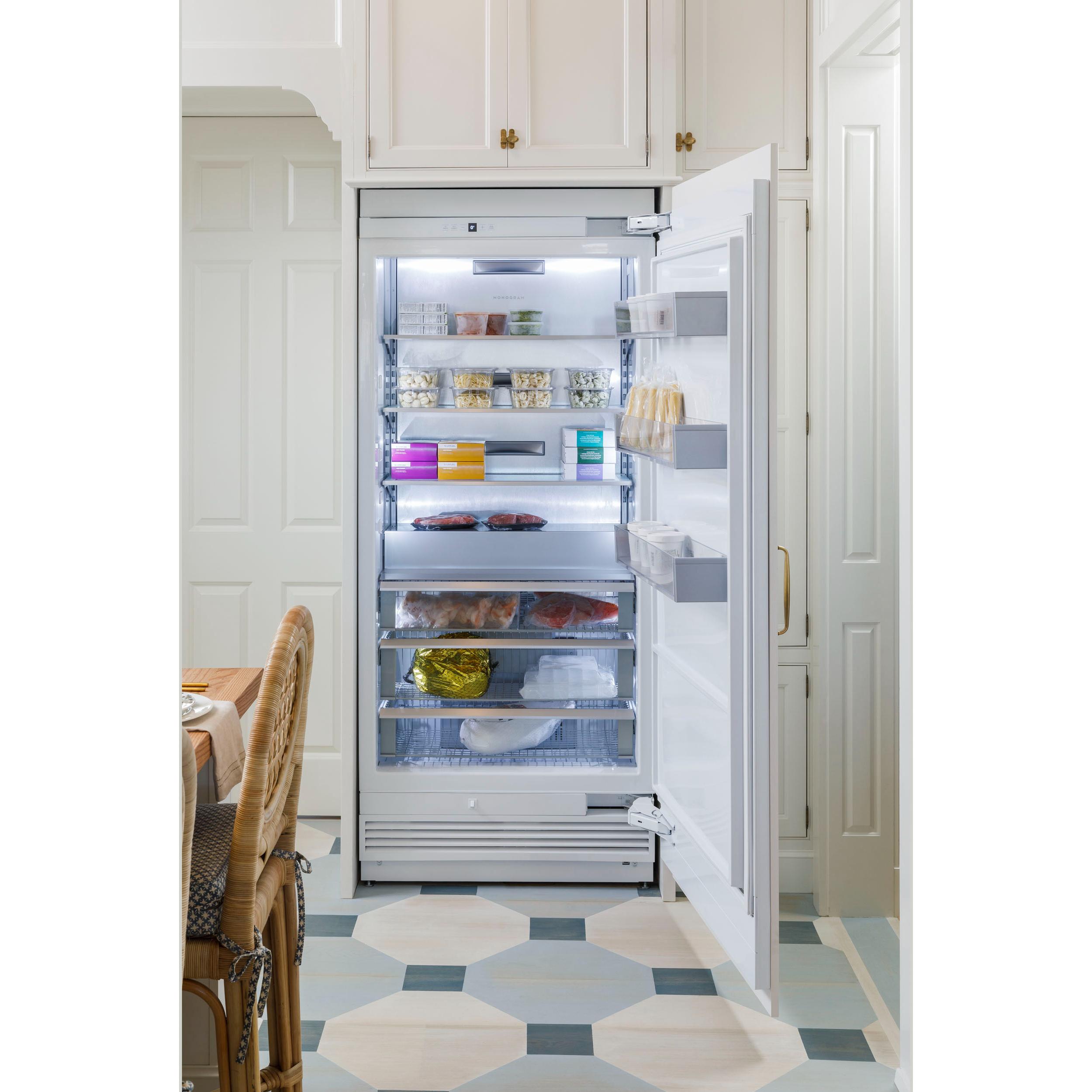 Monogram 21.18 cu.ft. Upright Freezer with Wi-Fi Connectivity ZIF361NBRII