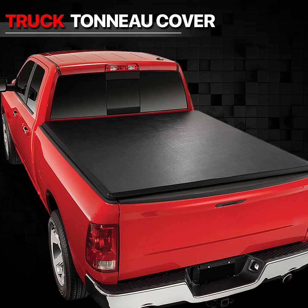 Short Bed Tonneau Cover 6Ft Soft Top Tri-Fold Fleetside for 94-04 Chevy S10/S15