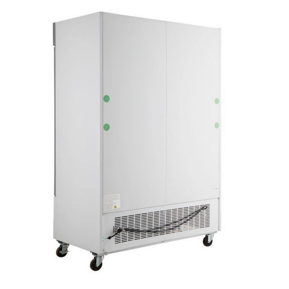 Cooler Depot 53 in. W 45 cu. ft. AutoCycle Defrost 2-Glass Door Commercial Merchandiser Reach-In Upright Freezer in White DXXD1.2BM2F