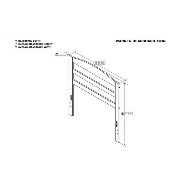 Warren Arched Horizontal Slat Wood Headboard - - 34337920