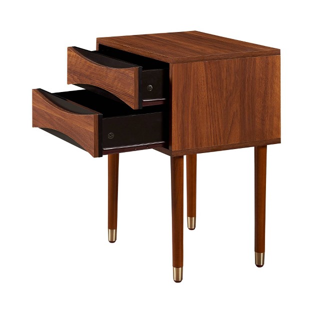 Dawson Side Table Walnut Teamson Home