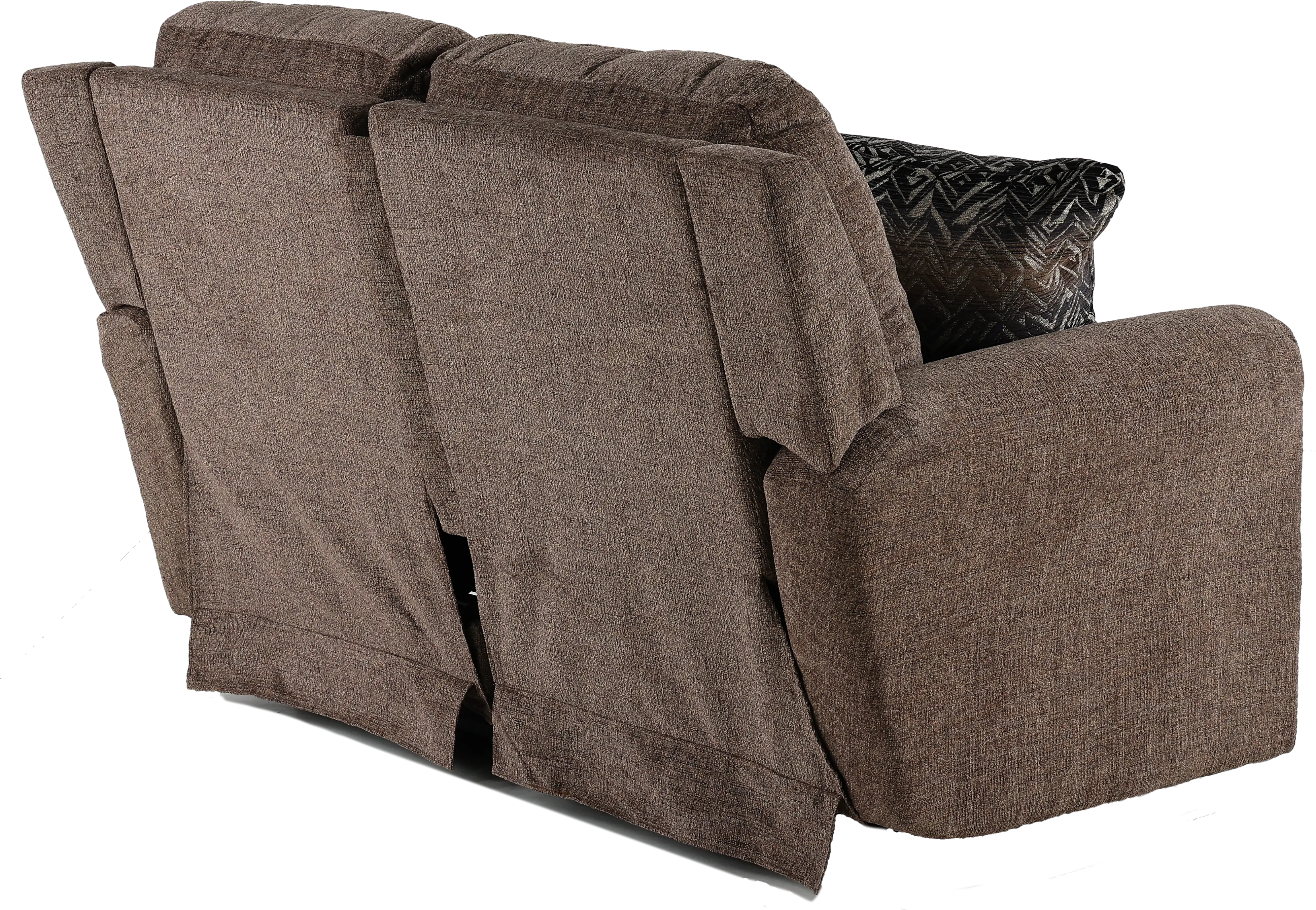 Calvin Otter Brown Power Reclining Loveseat