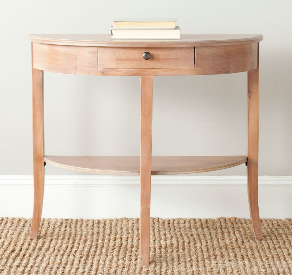 Lexa Console  Honey Natural   Transitional   Console Tables   by Rustic Home Furniture Deco  Houzz