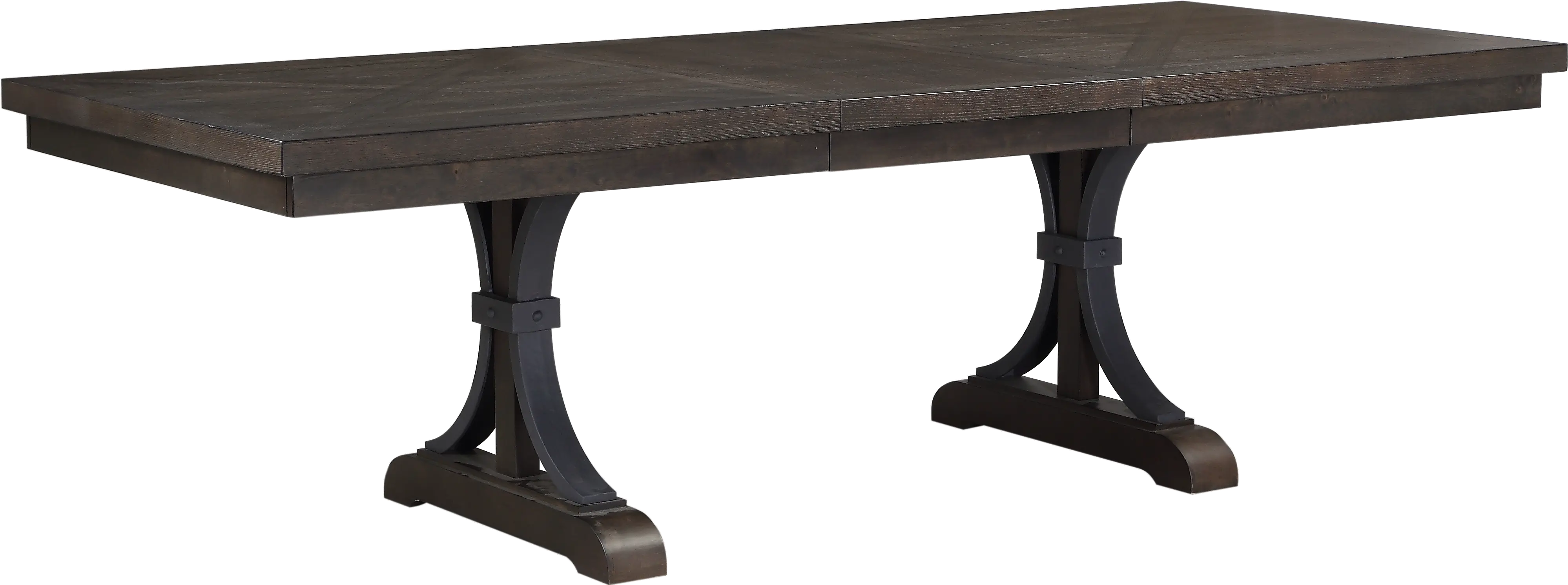 Revolution Gray Brown Dining Room Table