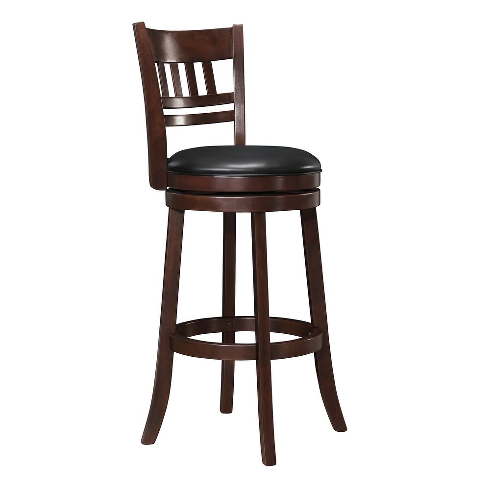 Aris Lattice Back Swivel Barstool