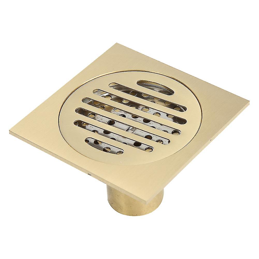 Square Shape Single Use Floor Drain Anti-Odor Anti-Clog Shower Drain for Home Bathroom