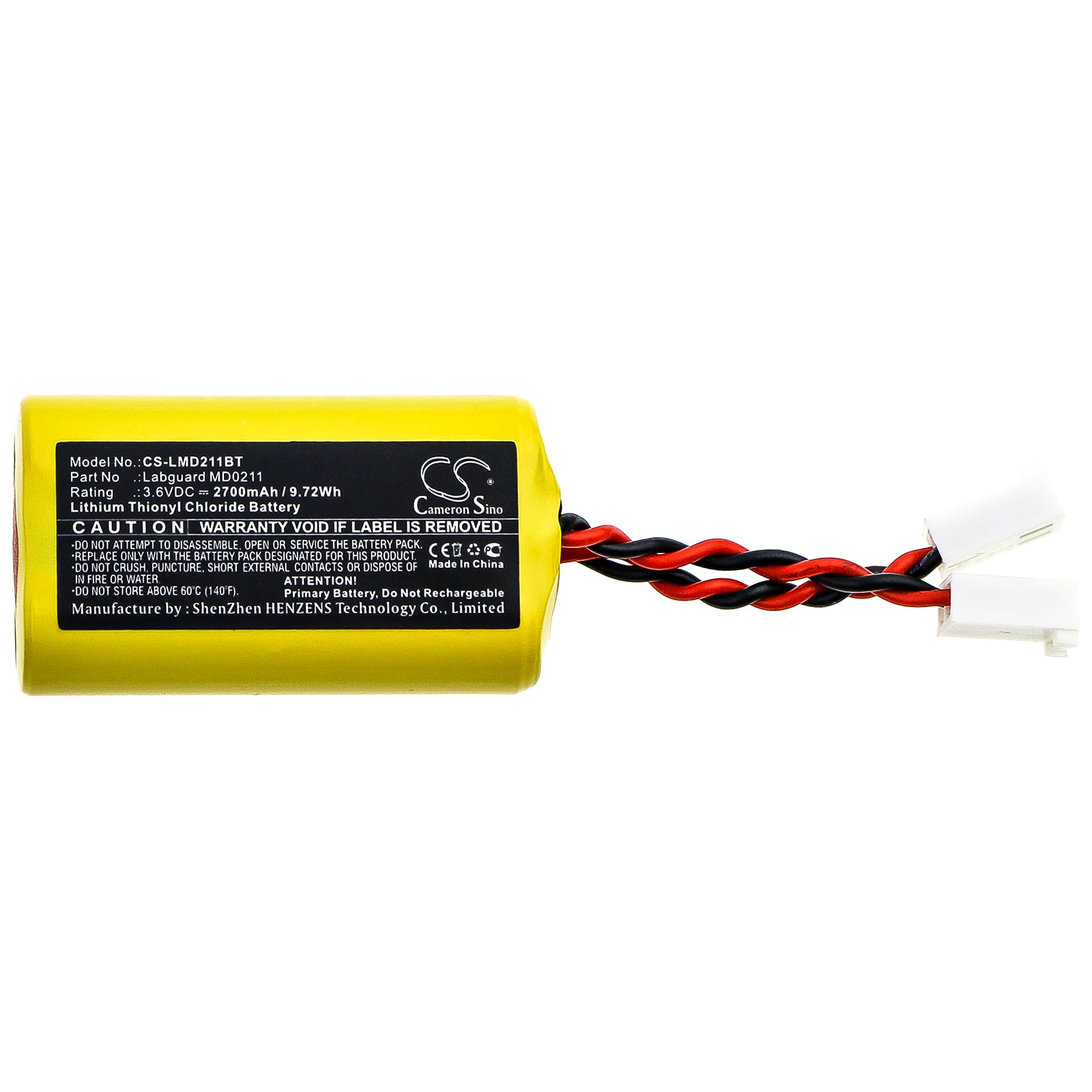 Allarme Labguard MD0211 Replacement Battery BatteryClerkcom Alarm