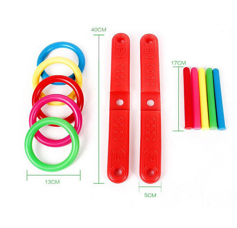 Hoop Ring Toss Ring Toss Quoits Garden Game Pool Toy Outdoor Fun Set New Kids Education Toys