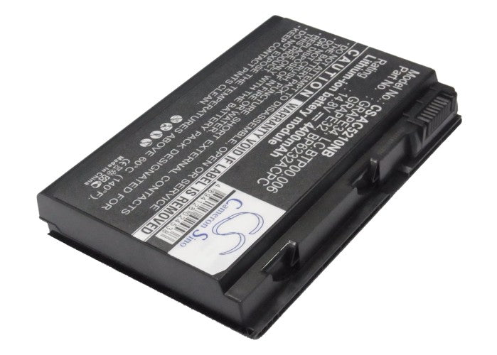 Acer Extensa 5120 Extensa 5210 Extensa Black 148V Replacement Battery BatteryClerkcom Laptop and Notebook