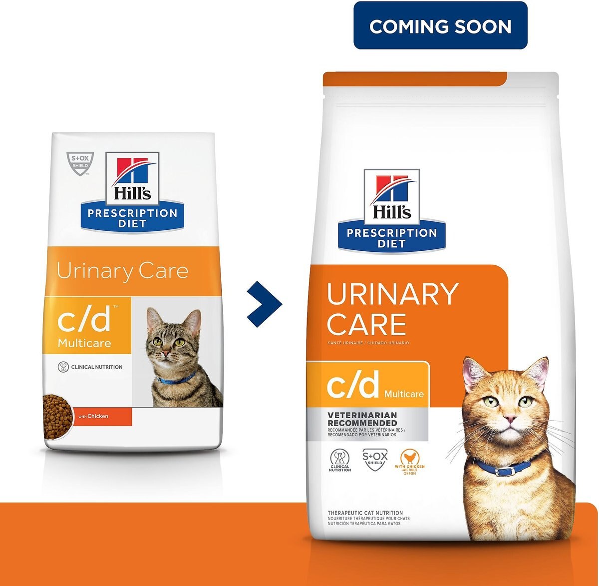 Hill's Prescription Diet c/d Multicare Urinary Care with Chicken Dry Cat Food