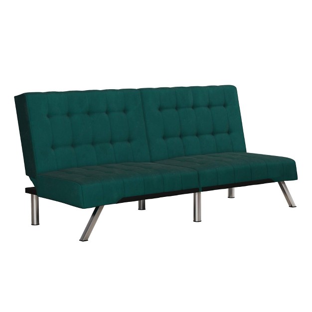 Eve Velvet Upholstered Convertible Futon Room amp Joy