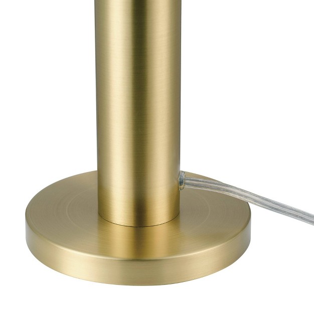 Novogratz X Globe Olivia Table Lamp Matte Brass Globe Electric