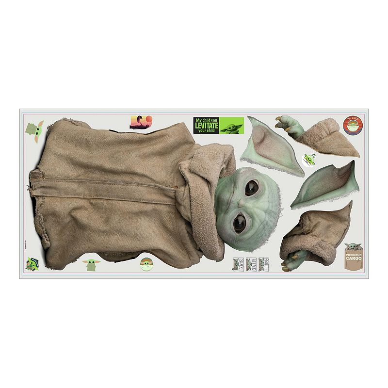 Star Wars The Mandalorian The Child aka Baby Yoda Peel and Stick Wall Decals by RoomMates