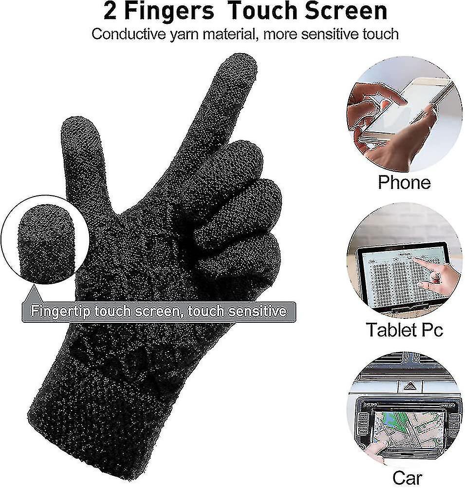 Winter Knit Warm Gloves - Touch Screen Gloves Thermal Gloves With Soft Lining