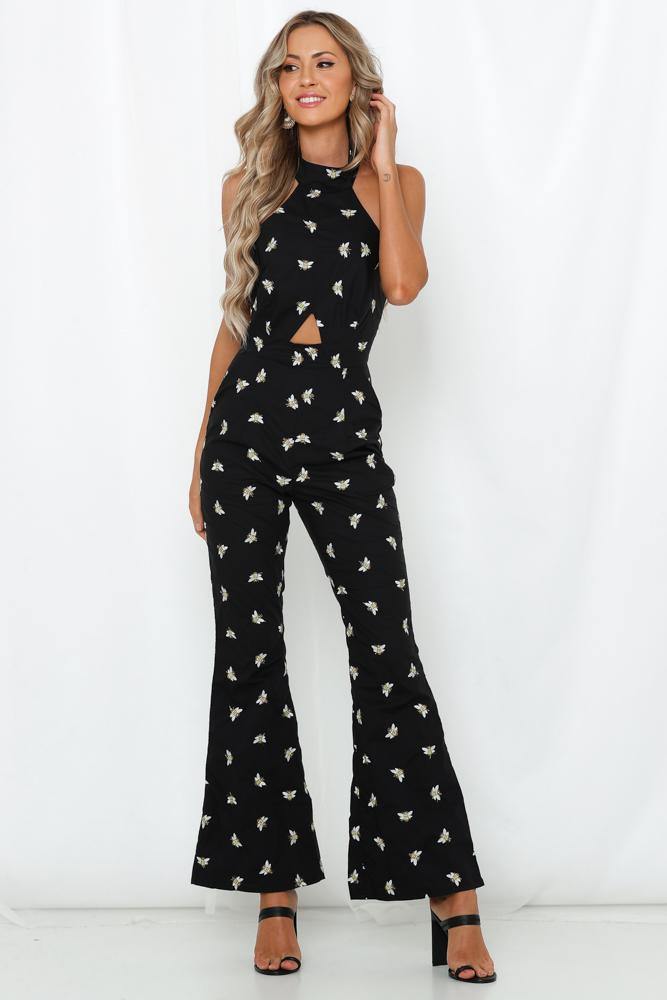 PREM THE LABEL Beehave Jumpsuit Black