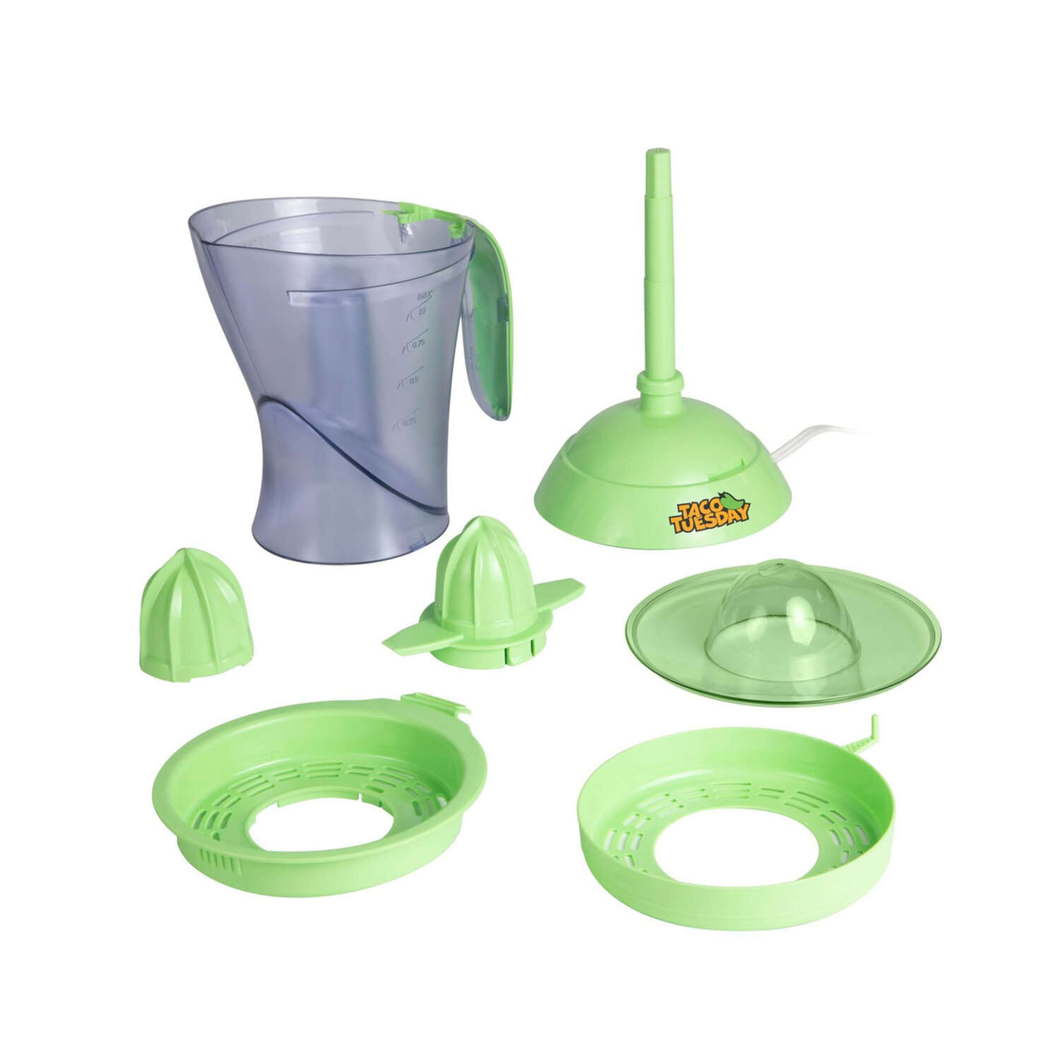 Taco Tuesday Green Plastic 32 oz Electric Lime Juicer