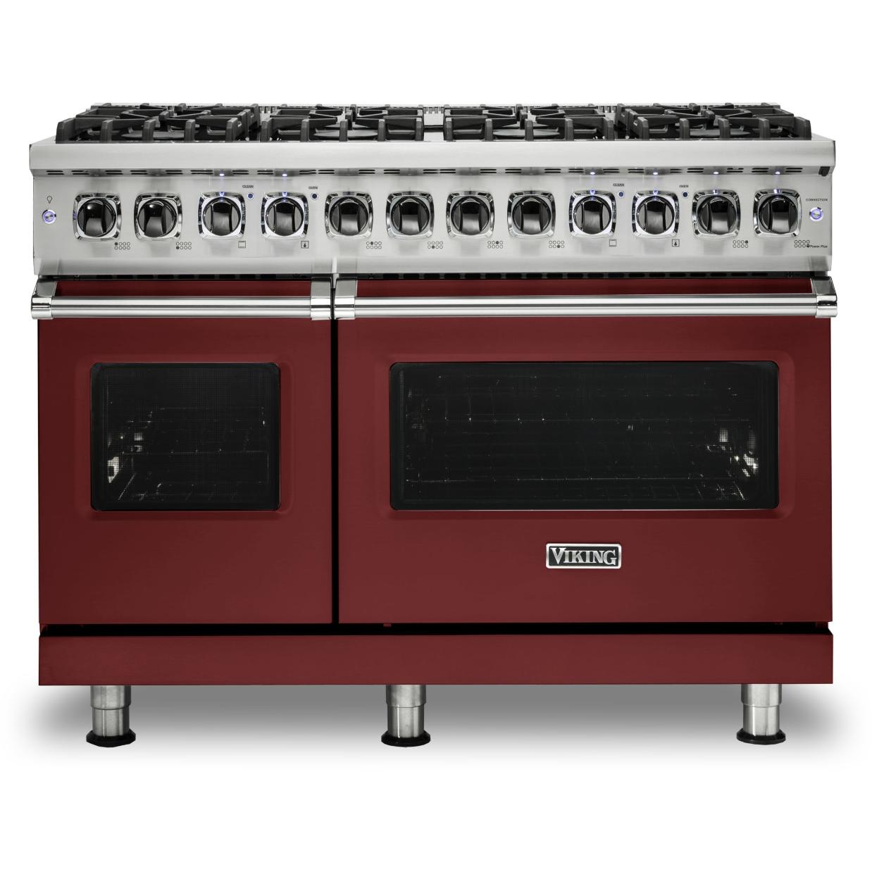 Viking 48-inch Freestanding Dual-Fuel Range with TruConvec Convection Cooking CVDR548-8BRE