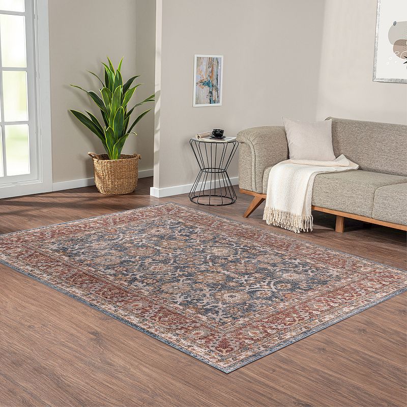 Madison Park Kendra Persian Bordered Traditional Woven Area Rug