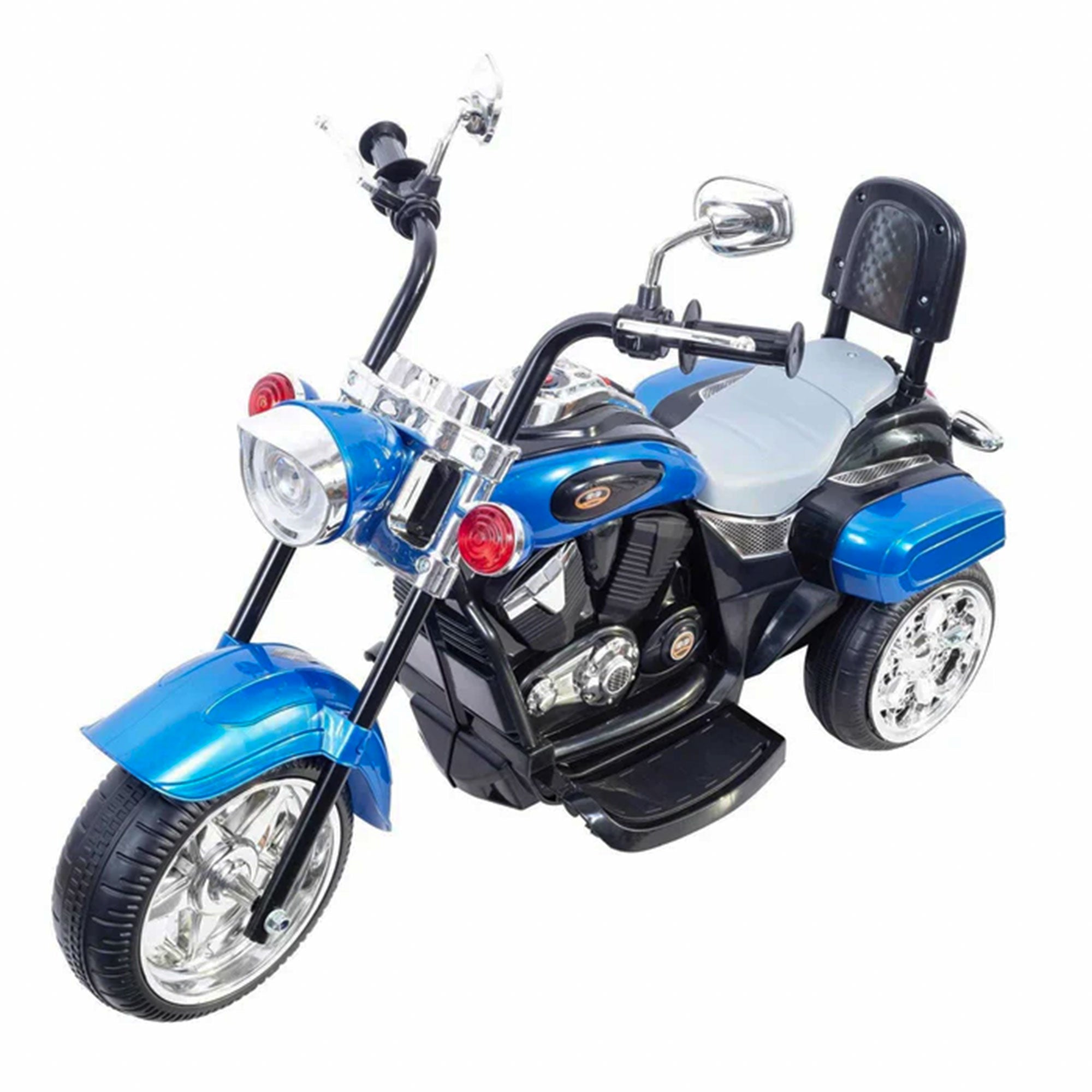 Freddo Toys 6V Battery Powered Electric Chopper-Style Ride-On Trike, Blue (Used)