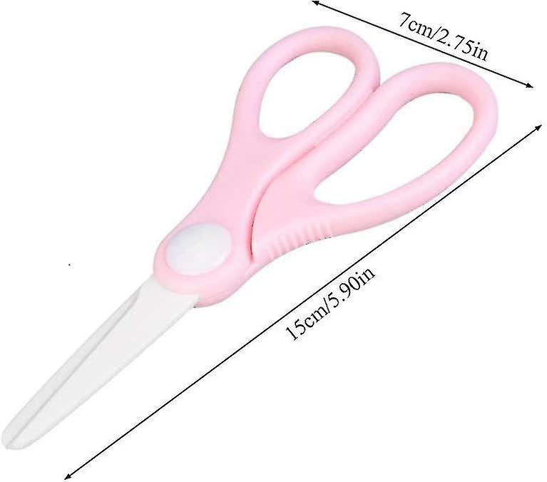 Baby Food Ceramic Scissors， Safety Ceramic Baby Scissors Multifunctional Anti-rust Durable Baby Ceramic Scissors For Chicken Vegetable Fruit (pink)