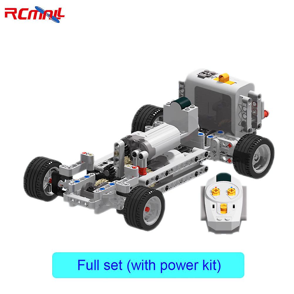 Born Pretty Moc 4wd Chassis Building Block Technology Mechanical Electric Remote Control Car Four-wheel Drive Model Education Assembly Toys