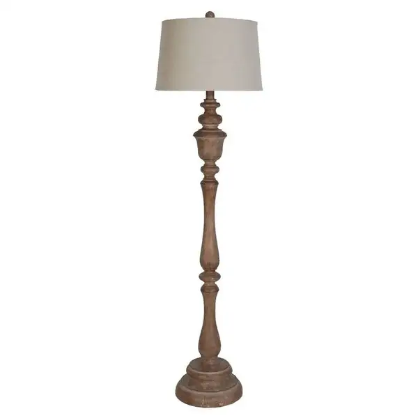 Lamps Per Se 60- inch Wood Look Floor Lamp