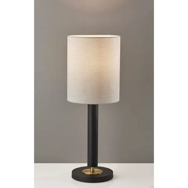 Strick and Bolton Daniela Satin Steel Table Lamp