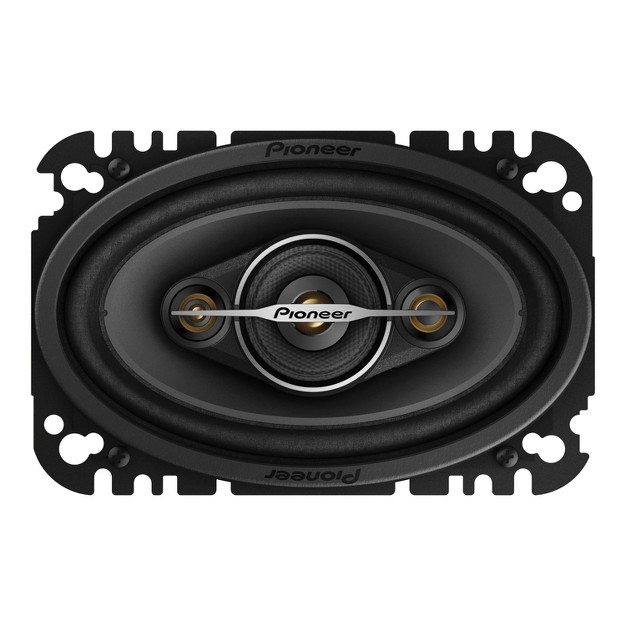 Pioneer Ts a4671f 4 in X 6 in 210 watt 4 way Full range Coaxial Speakers Black Max Power 2 Pack