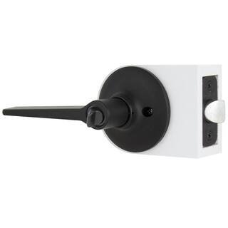 Defiant Freedom Matte Black BedBath Door Lever 32LEX901B