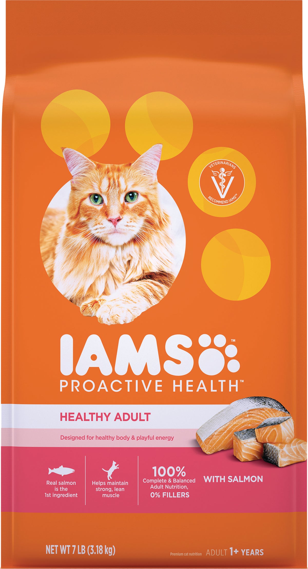 Iams Proactive Health Adult Dry Cat Food 7 Lb.