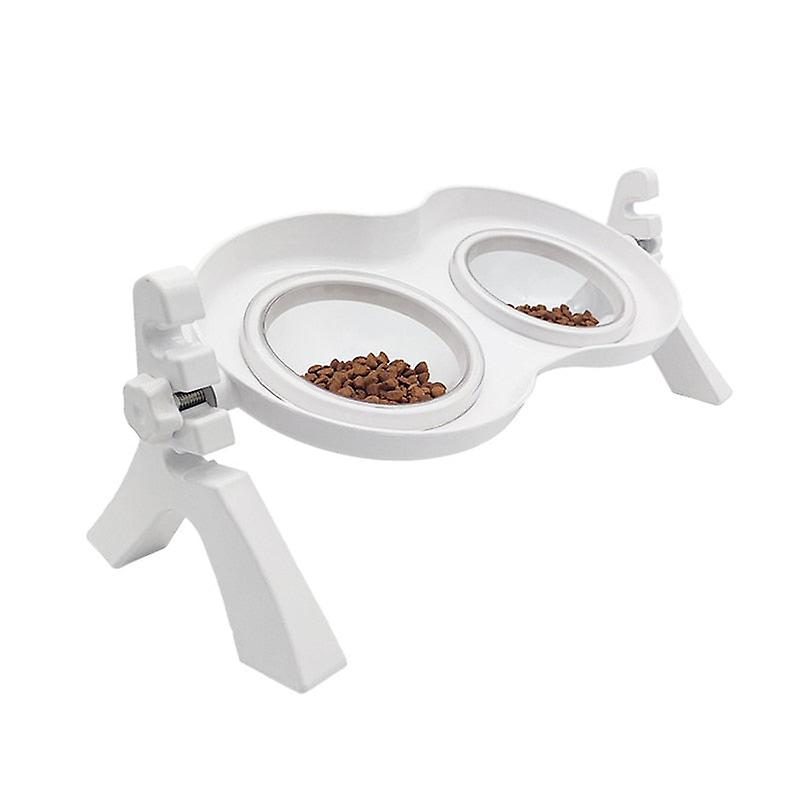 360° Rotating design elevated dog bowls