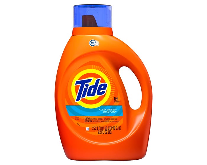 Tide Liquid 2X HE Clean Breeze 92oz 64LD