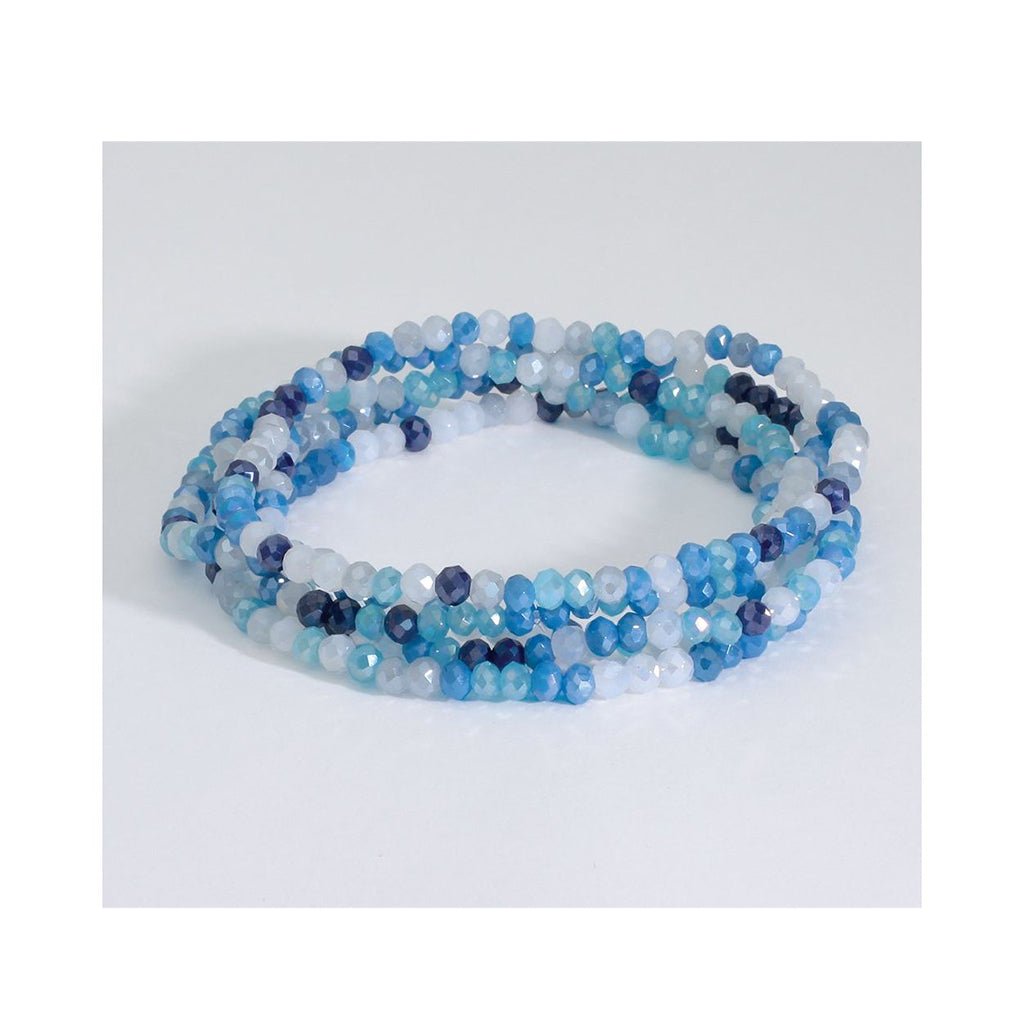 Periwinkle by Barlow  Shade of Blue Glass  -Bracelet