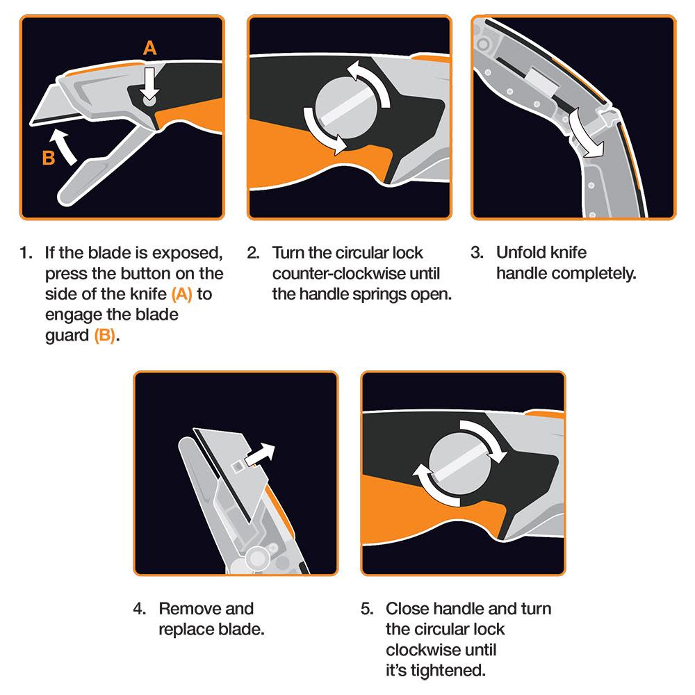 Fiskars PRO Fixed Blade Utility Knife