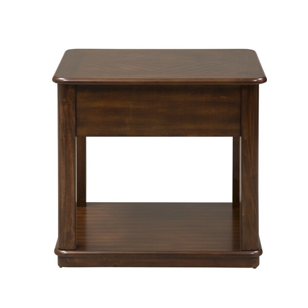 Wallace Dark Toffee End Table