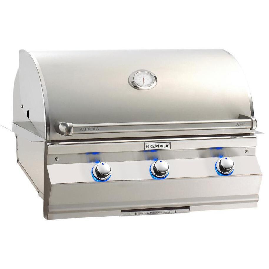 Fire Magic Aurora A540I 30-Inch Built-In Propane Gas Grill With Analog Thermometer