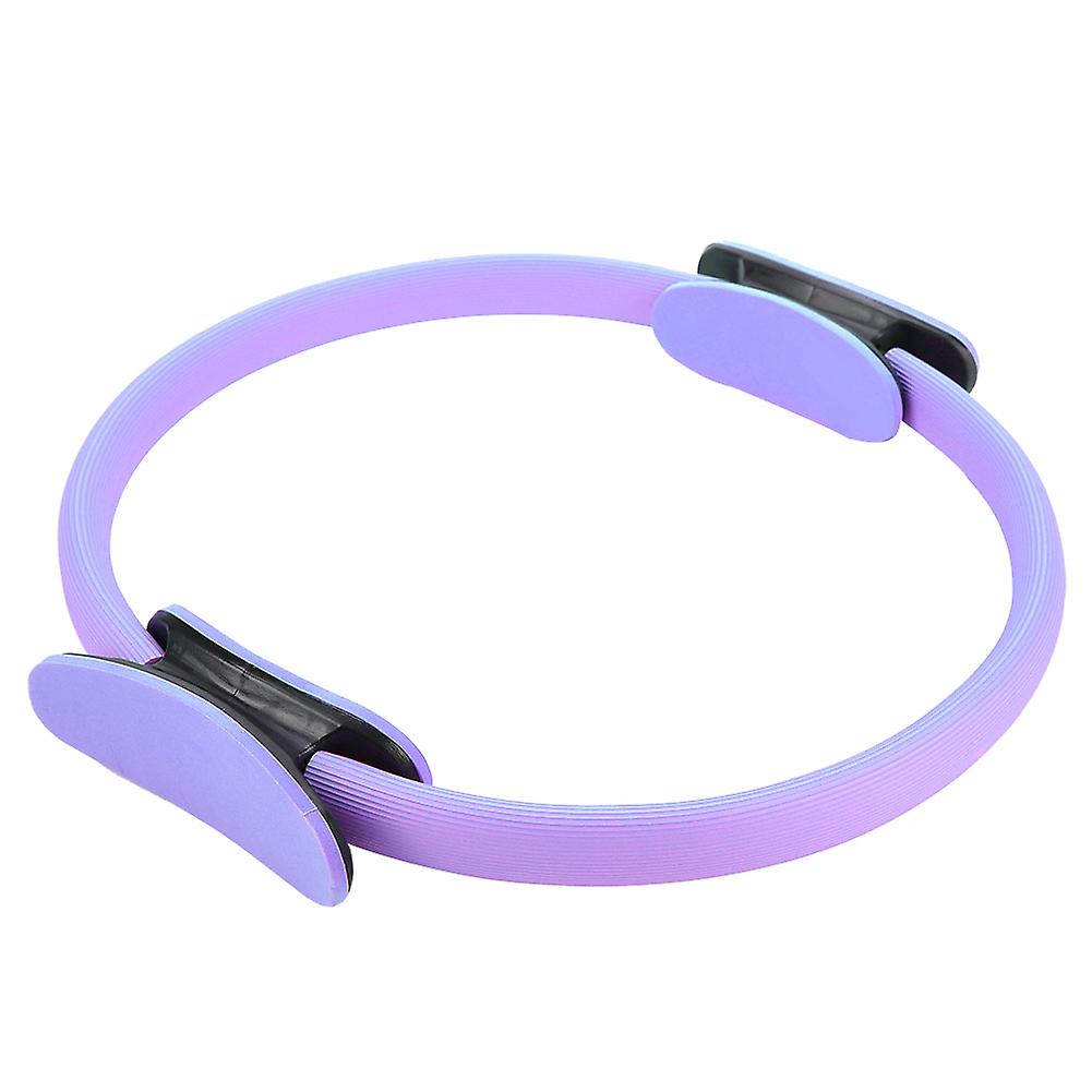 4 Colors Dual Grip Yoga Pilates Ring Resistance Circle For Thighs And Legs Fitness Purple