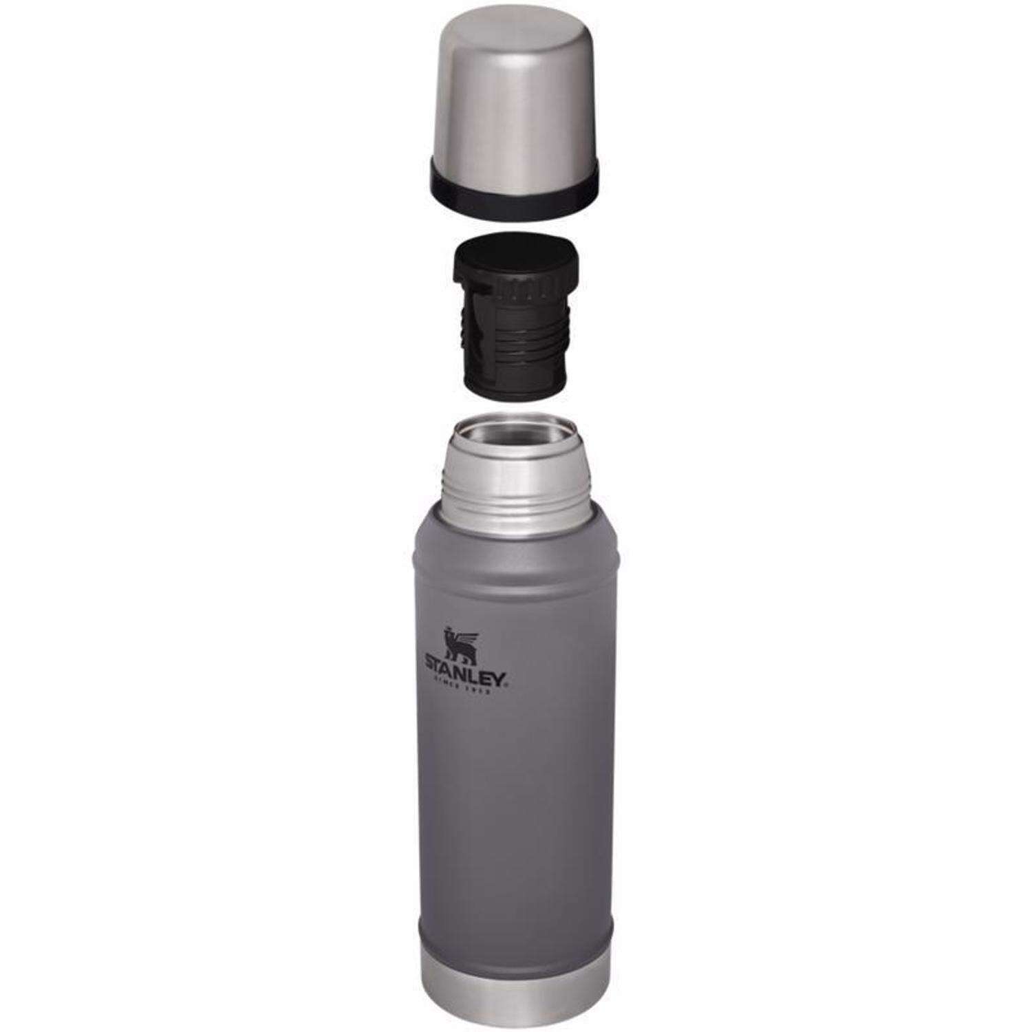 Stanley Classic Legendary 1 qt Charcoal BPA Free Insulated Bottle